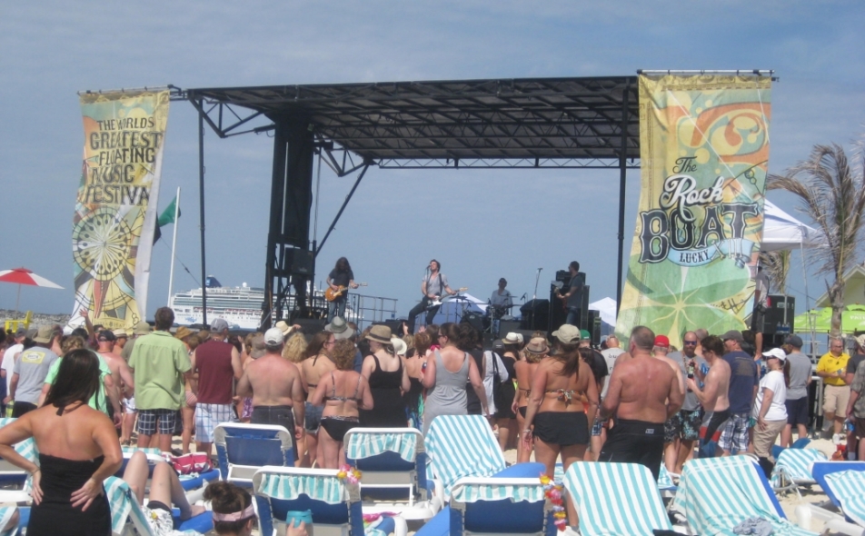 The stage at Great Stirrup Cay