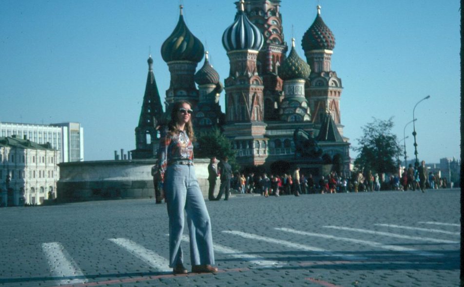 Lisa's mother in Moscow, 1976.